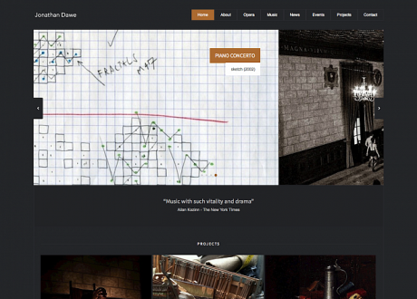 Jonathan Dawe Homepage